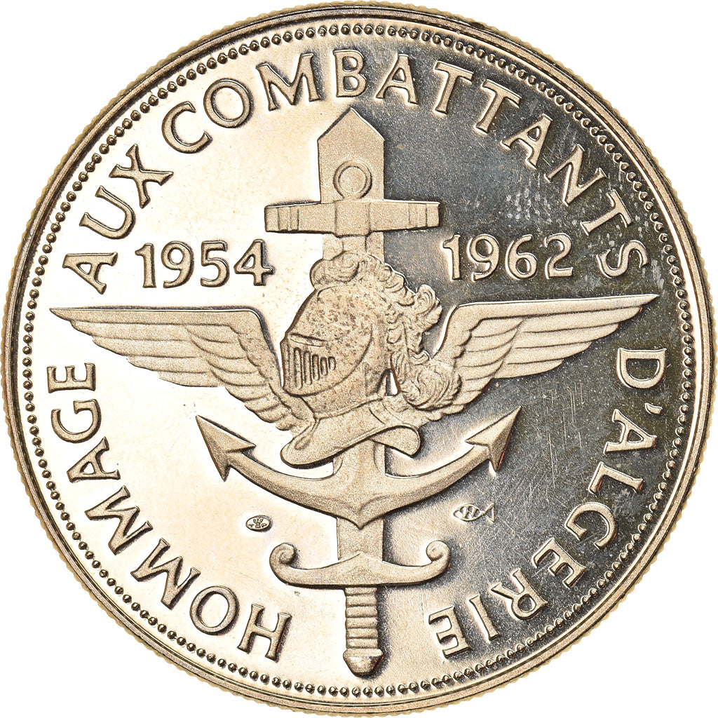 France, Medal, Guerre d'Algérie, Hommage aux Combattants, History, MS(65-70)
