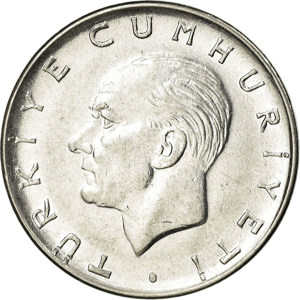 Moneda, Turquía, Lira, 1978, MBC, Acero inoxidable, KM:889a.2