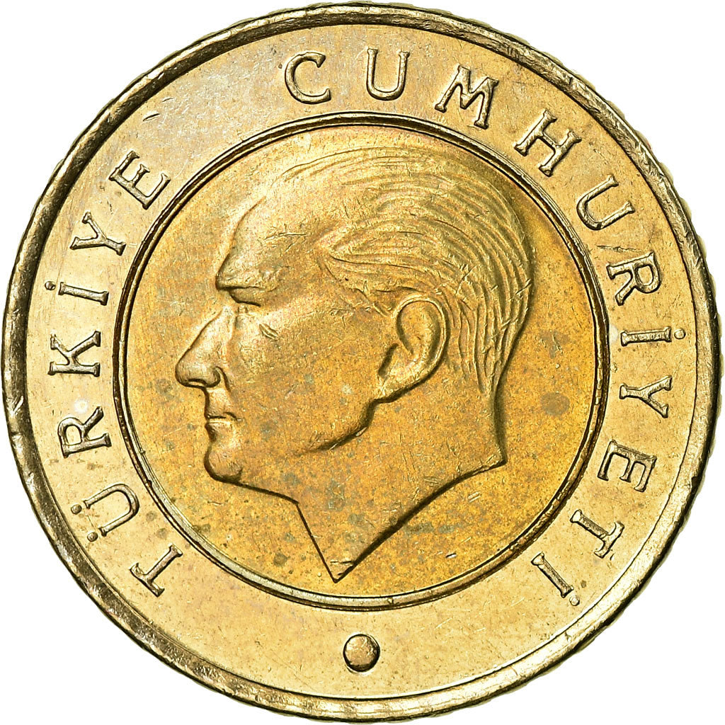 Monnaie, Turquie, 50 Kurus, 2010, TTB, Bi-Metallic, KM:1243