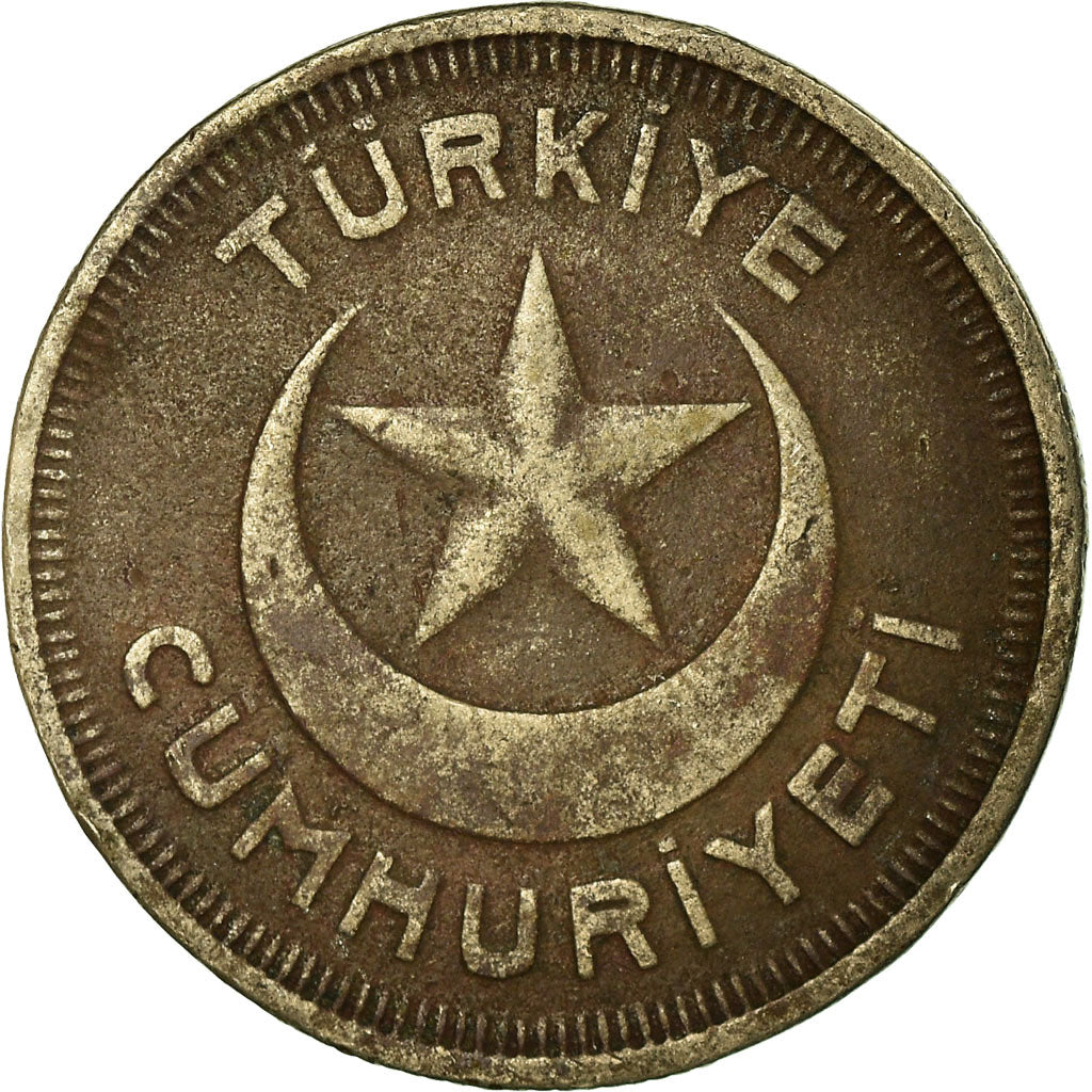 Moneta, Turchia, 10 Kurus, 1938, MB+, Rame-nichel, KM:863
