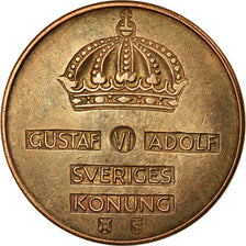 Coin, Sweden, Gustaf VI, 5 Öre, 1953, VF(30-35), Bronze, KM:822