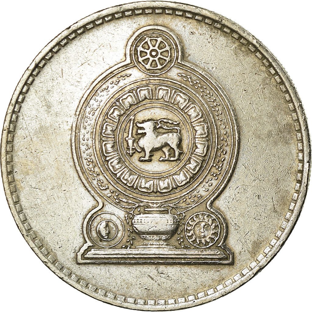 Coin, Sri Lanka, 2 Rupees, 1996, EF(40-45), Copper-nickel, KM:147