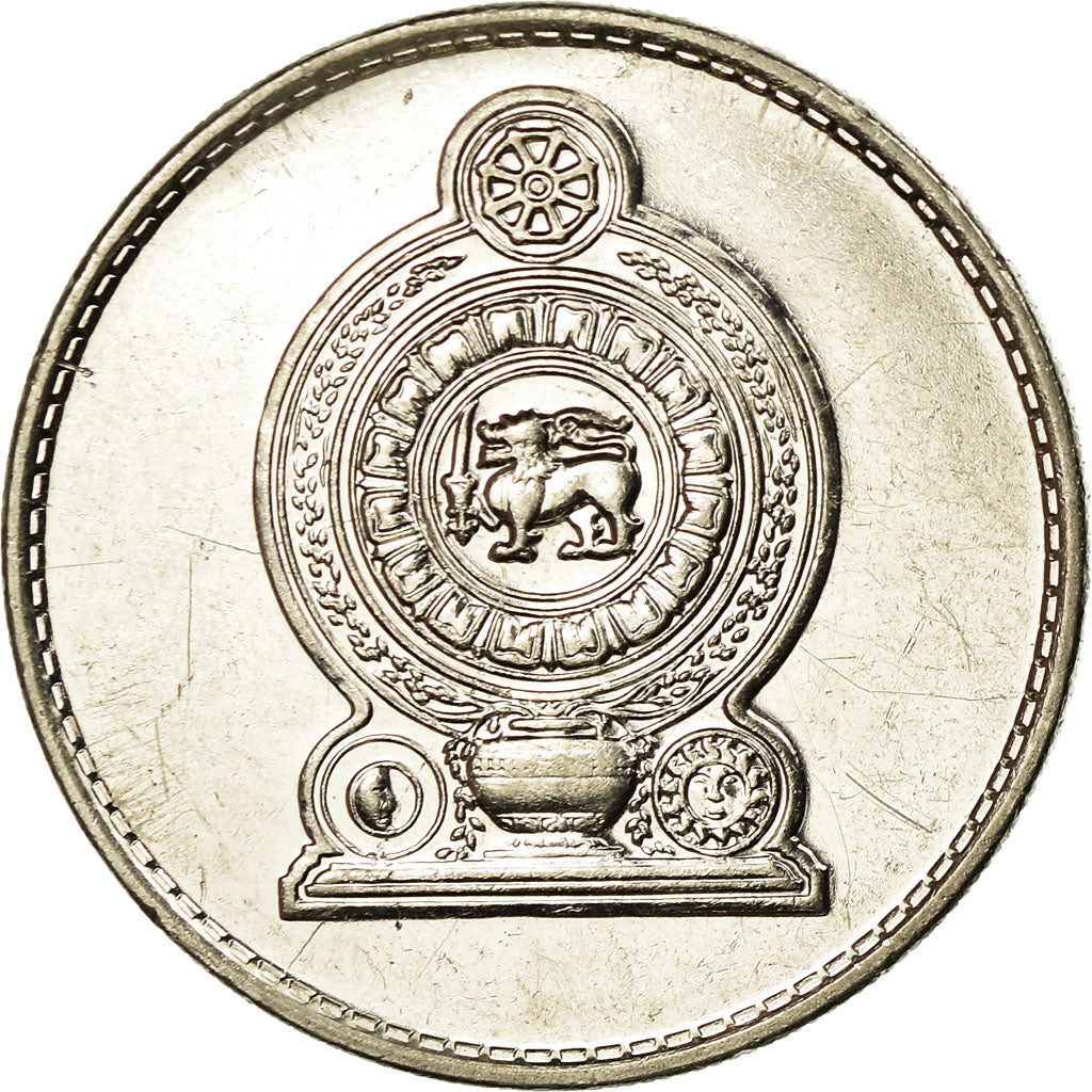 Coin, Sri Lanka, Rupee, 2000, EF(40-45), Nickel Clad Steel, KM:136a