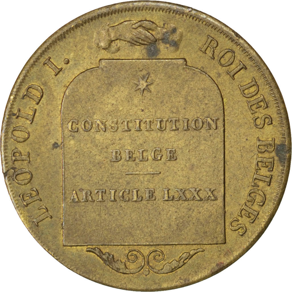 Belgium, Belgium, Token, AU(50-53), Brass, 23, 4.40