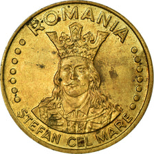 Coin, Romania, 20 Lei, 1993, VF(30-35), Brass Clad Steel, KM:109
