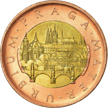 Moneda, República Checa, 50 Korun, 2009, MBC, Bimetálico, KM:1