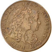 France, Royal, Token, AU(55-58), Copper, Feuardent #7222, 7.00