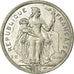 Coin, French Polynesia, 2 Francs, 1985, Paris, EF(40-45), Aluminum, KM:10