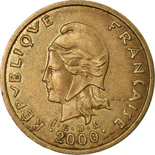 Coin, New Caledonia, 100 Francs, 2000, Paris, EF(40-45), Nickel-Bronze, KM:15