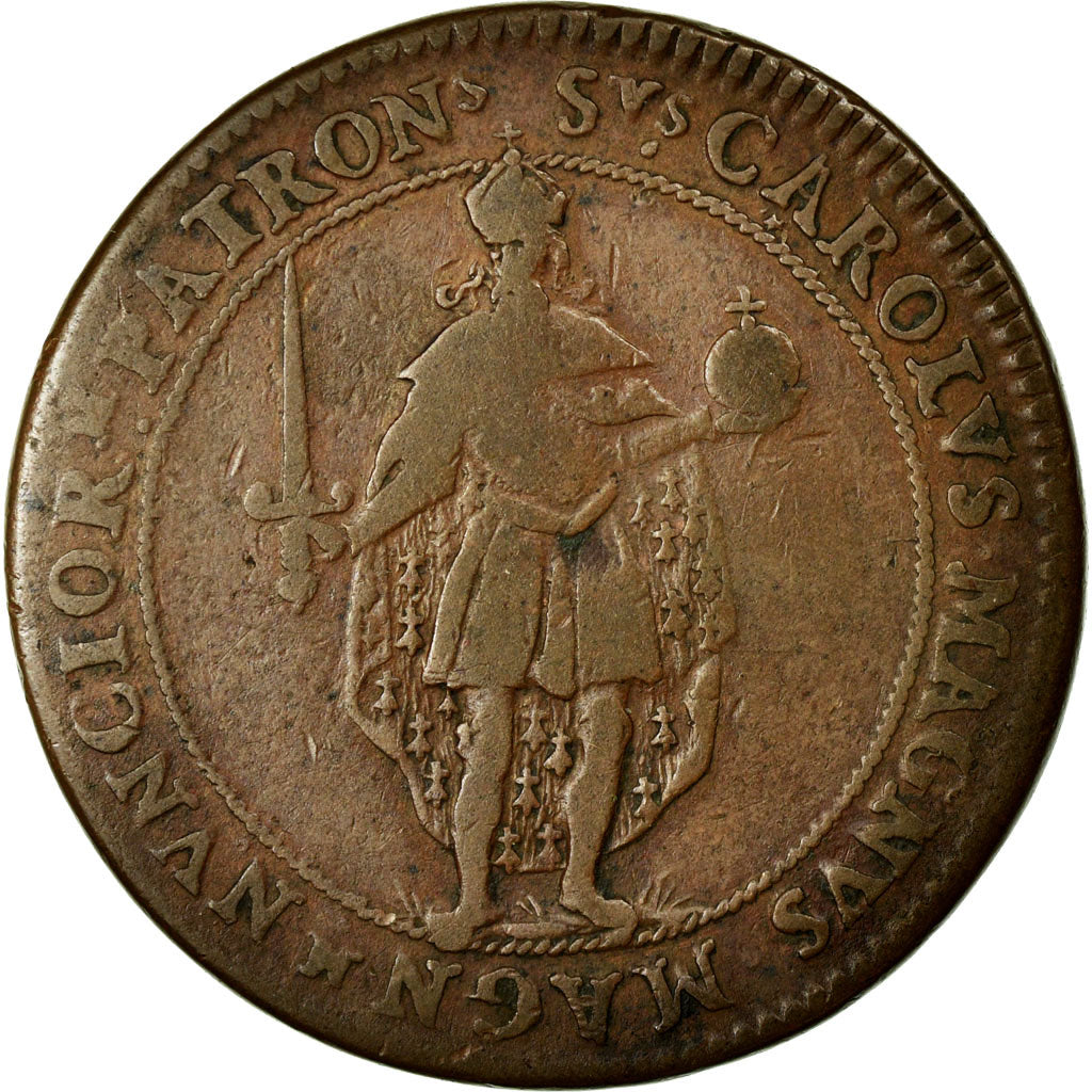 France, Token, Royal, VF(30-35), Copper, Feuardent:4434