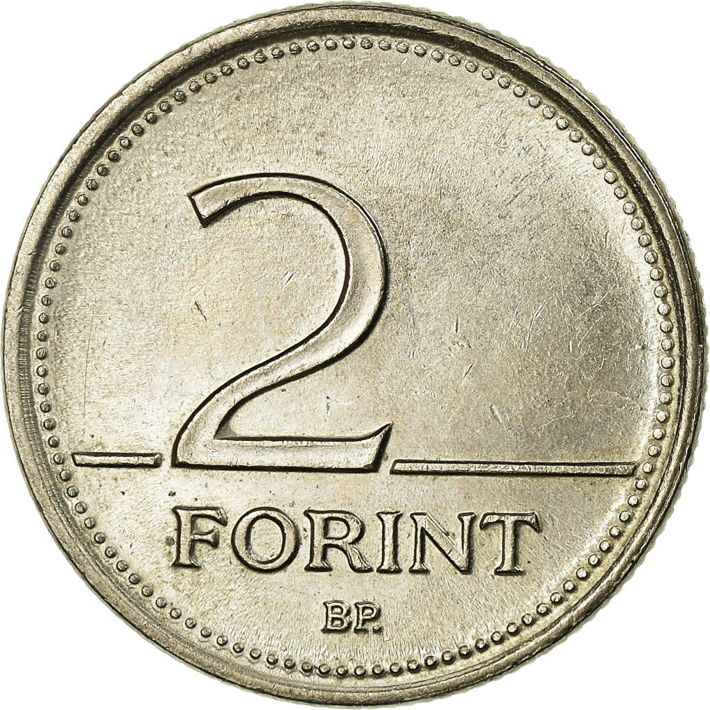 Moeda, Hungria, 2 Forint, 1993, Budapest, EF(40-45), Cobre-níquel, KM:693