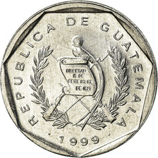 Coin, Guatemala, Centavo, Un, 1999, EF(40-45), Aluminum, KM:282