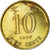 Moneta, Hong Kong, Elizabeth II, 10 Cents, 1997, MB+, Acciaio placcato ottone