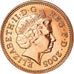 Moneta, Wielka Brytania, Elizabeth II, Penny, 2005, EF(40-45), Miedź