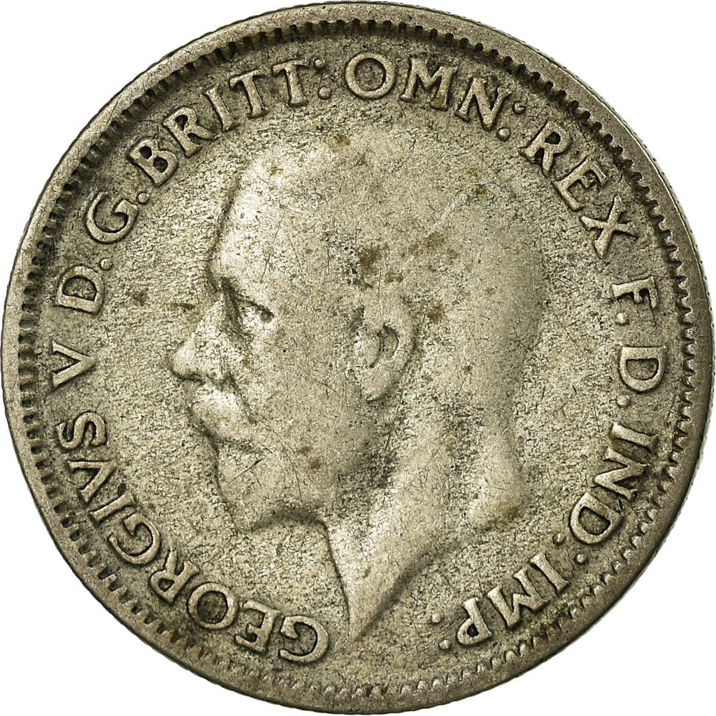 Moneta, Wielka Brytania, George V, 6 Pence, 1931, VF(30-35), Srebro, KM:832