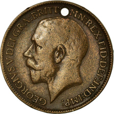 Coin, Great Britain, George V, Farthing, 1913, VF(20-25), Bronze, KM:808.1