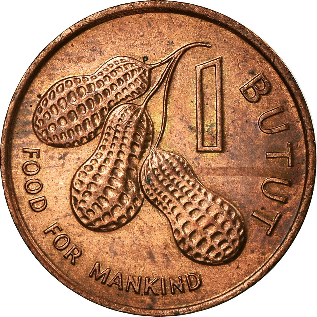 Coin, GAMBIA, THE, Butut, 1985, VF(30-35), Bronze, KM:14