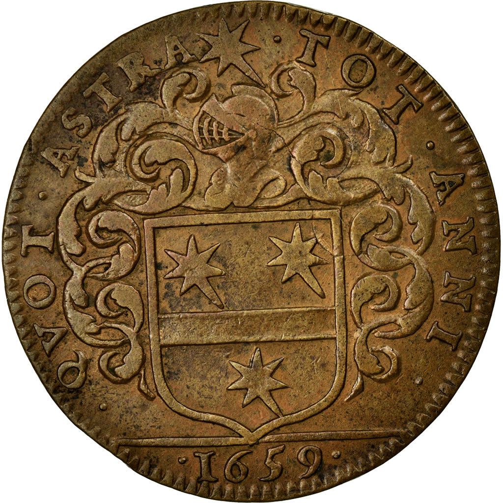 France, Token, Royal, AU(50-53), Copper, Feuardent:10041