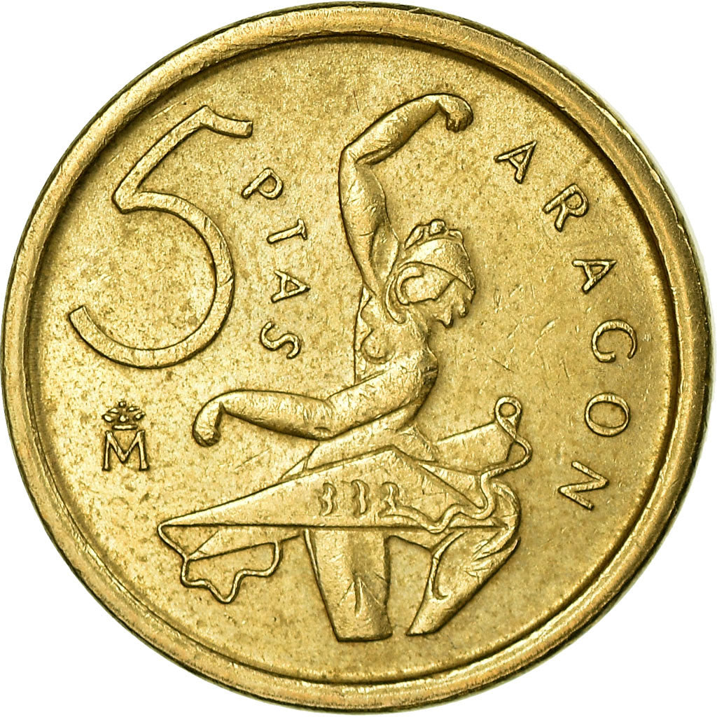 Münze, Spanien, Juan Carlos I, 5 Pesetas, 1994, Madrid, SS, Aluminum-Bronze