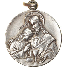 France, Médaille, Souvenir de Communion, Religions & beliefs, 1919, TTB+