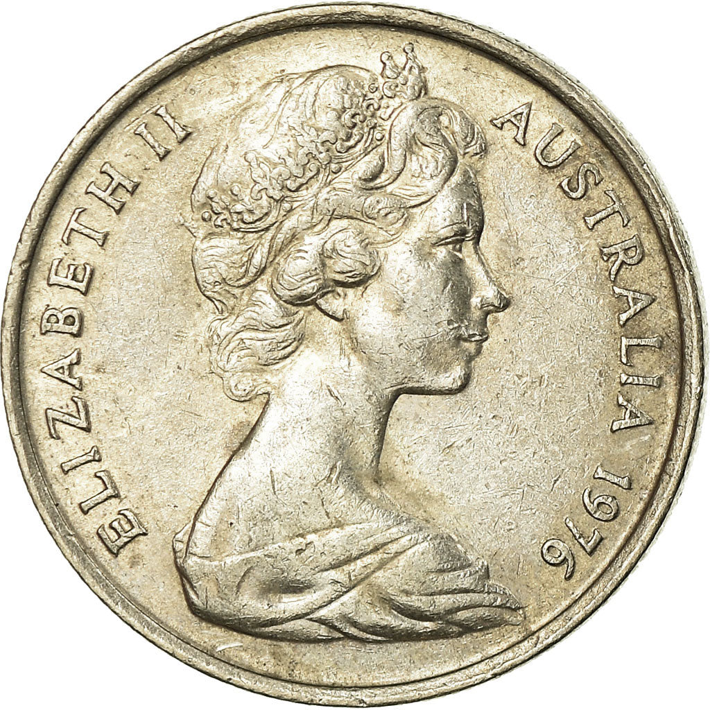 Moneta, Australia, Elizabeth II, 5 Cents, 1976, Melbourne, EF(40-45)