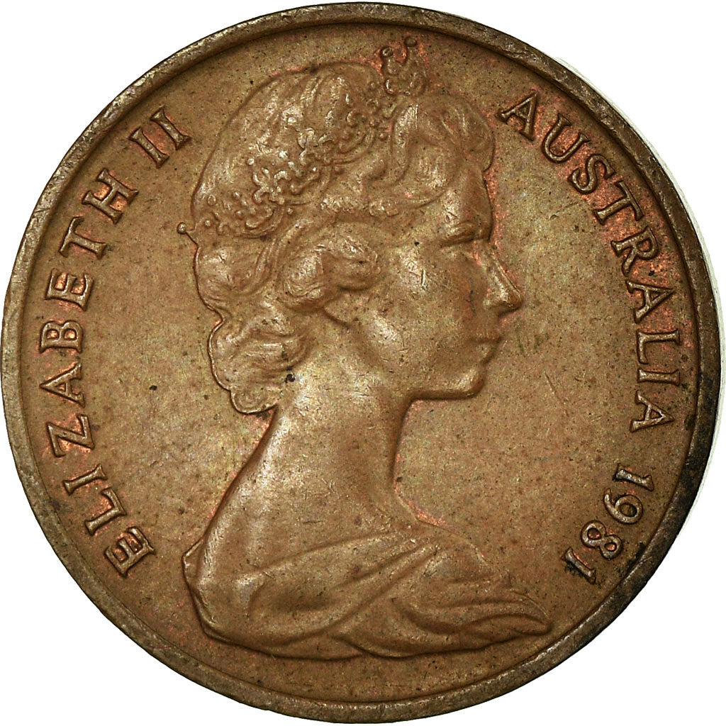 Münze, Australien, Elizabeth II, Cent, 1981, Melbourne, SS, Bronze, KM:62