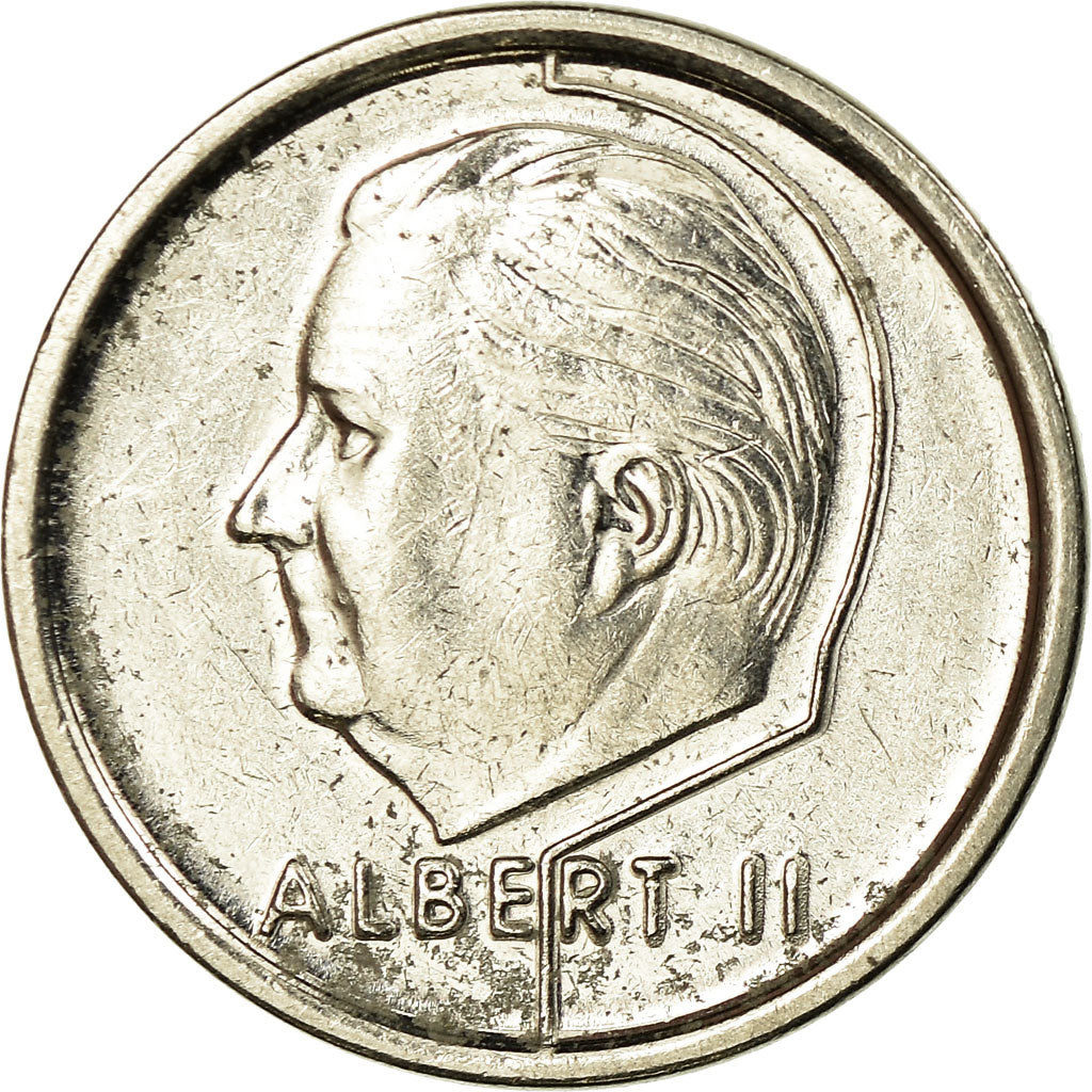 Moneta, Belgio, Albert II, Franc, 1994, Brussels, BB, Ferro placcato nichel