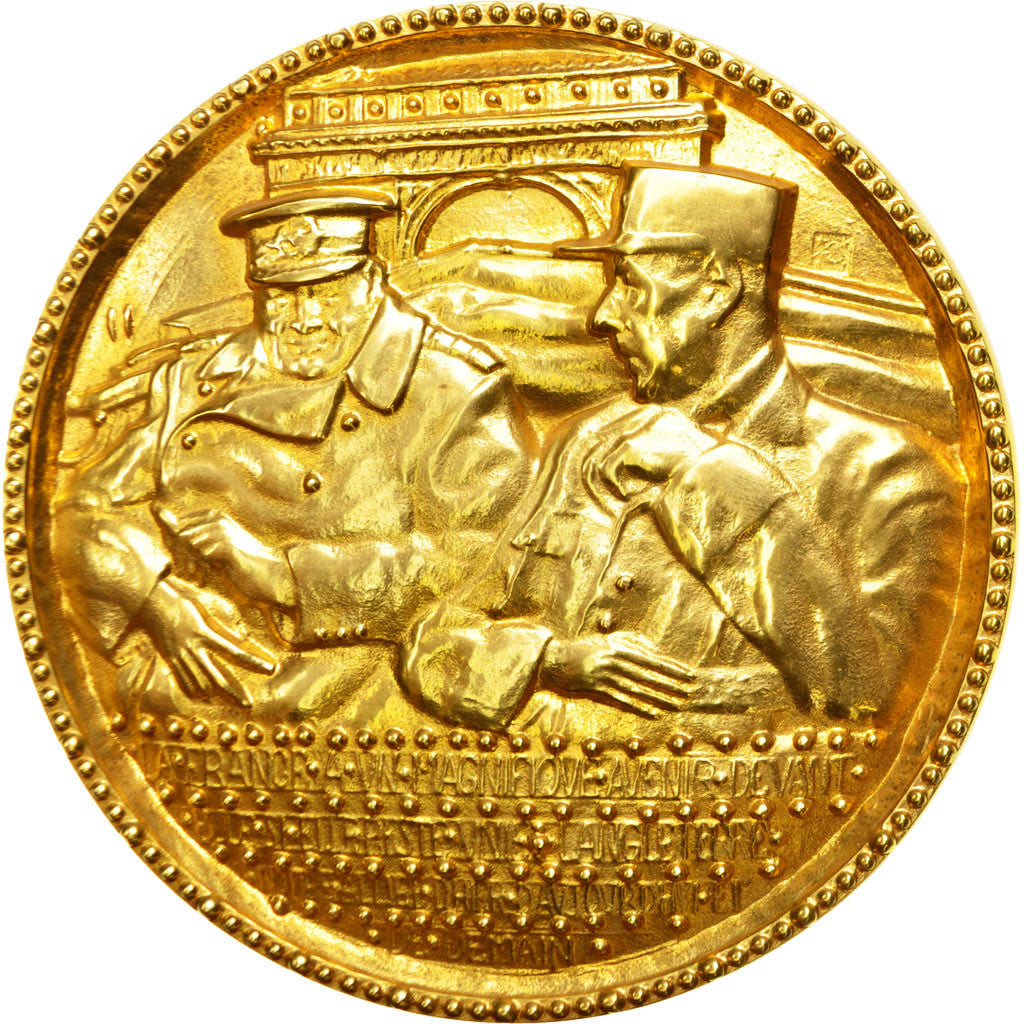 France, Medal, French Fifth Republic, History, FDC, Bronze