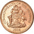 Coin, Bahamas, Elizabeth II, Cent, 2004, Franklin Mint, AU(50-53), Copper Plated
