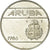 Monnaie, Aruba, Beatrix, 25 Cents, 1986, Utrecht, TTB, Nickel Bonded Steel, KM:3