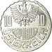 Coin, Austria, 10 Groschen, 1998, Vienna, AU(55-58), Aluminum, KM:2878
