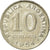Moneta, Argentina, 10 Centavos, 1954, VF(30-35), Nikiel powlekany stalą, KM:51