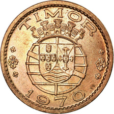 Coin, Timor, Escudo, 1970, Lisbon, EF(40-45), Bronze, KM:19