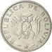 Coin, Bolivia, 10 Centavos, 1995, EF(40-45), Stainless Steel, KM:202