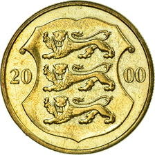 Coin, Estonia, Kroon, 2000, no mint, EF(40-45), Aluminum-Bronze, KM:35