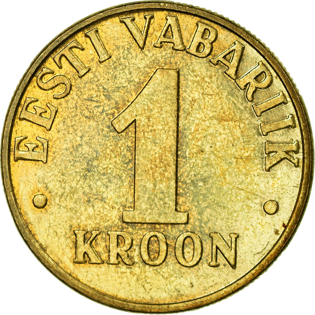 Coin, Estonia, Kroon, 2000, no mint, EF(40-45), Aluminum-Bronze, KM:35