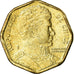Coin, Chile, 5 Pesos, 2004, Santiago, EF(40-45), Aluminum-Bronze, KM:232
