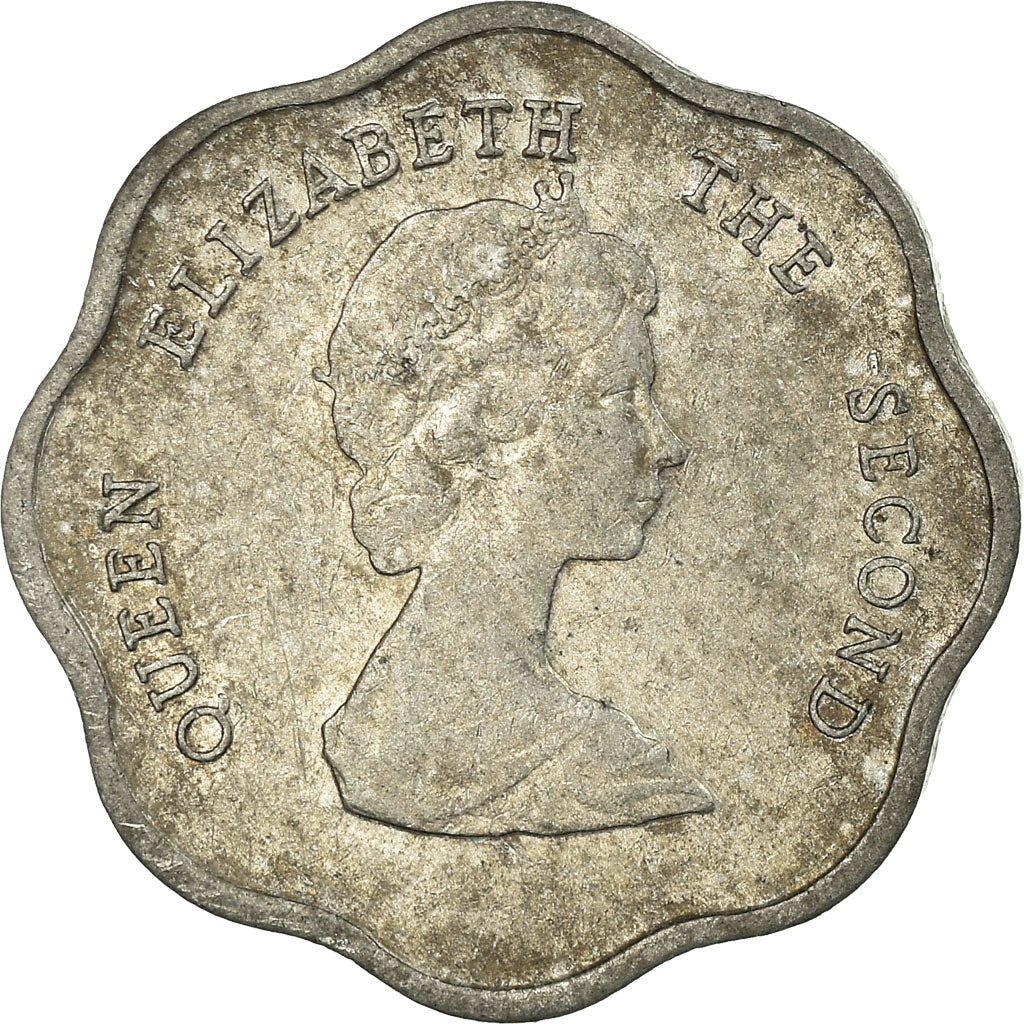 Moneta, Państwa Wschodnich Karaibów, Elizabeth II, Cent, 1987, VF(30-35)