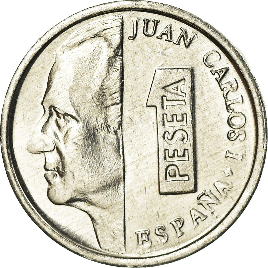 Coin, Spain, Juan Carlos I, Peseta, 2001, EF(40-45), Aluminum, KM:832
