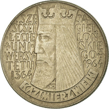 Munten, Polen, 10 Zlotych, 1964, Warsaw, FR+, Copper-nickel, KM:52.1