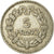 Moneda, Francia, Lavrillier, 5 Francs, 1935, Paris, MBC, Níquel, KM:888