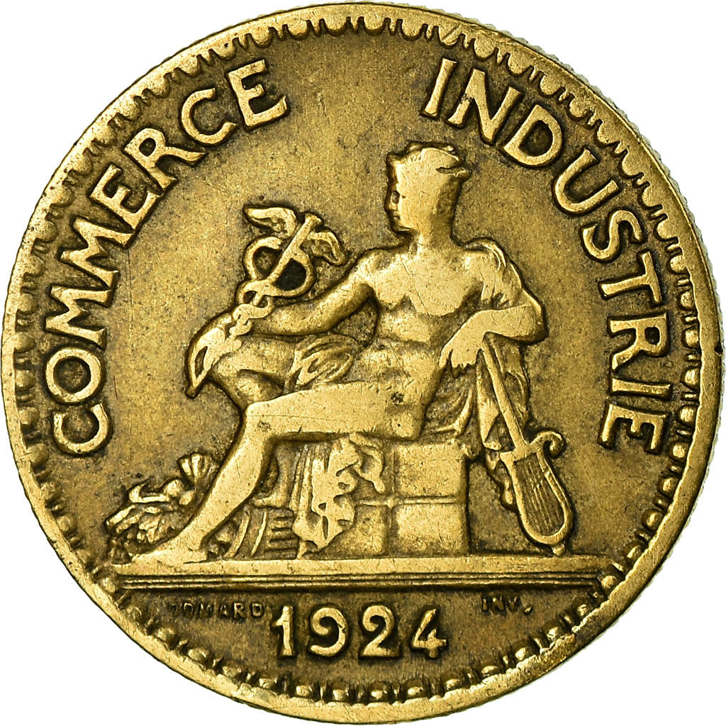 Coin, France, Chambre de commerce, 50 Centimes, 1924, Paris, EF(40-45)