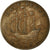 Moneda, Gran Bretaña, George VI, 1/2 Penny, 1949, BC+, Bronce, KM:868