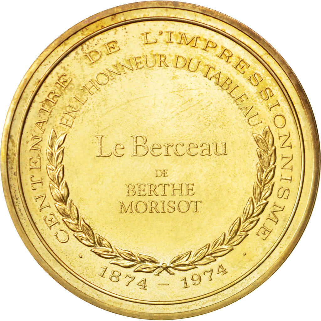FRANCE, Arts & Culture, French Fifth Republic, Medal, AU(55-58), Vermeil, 44,...