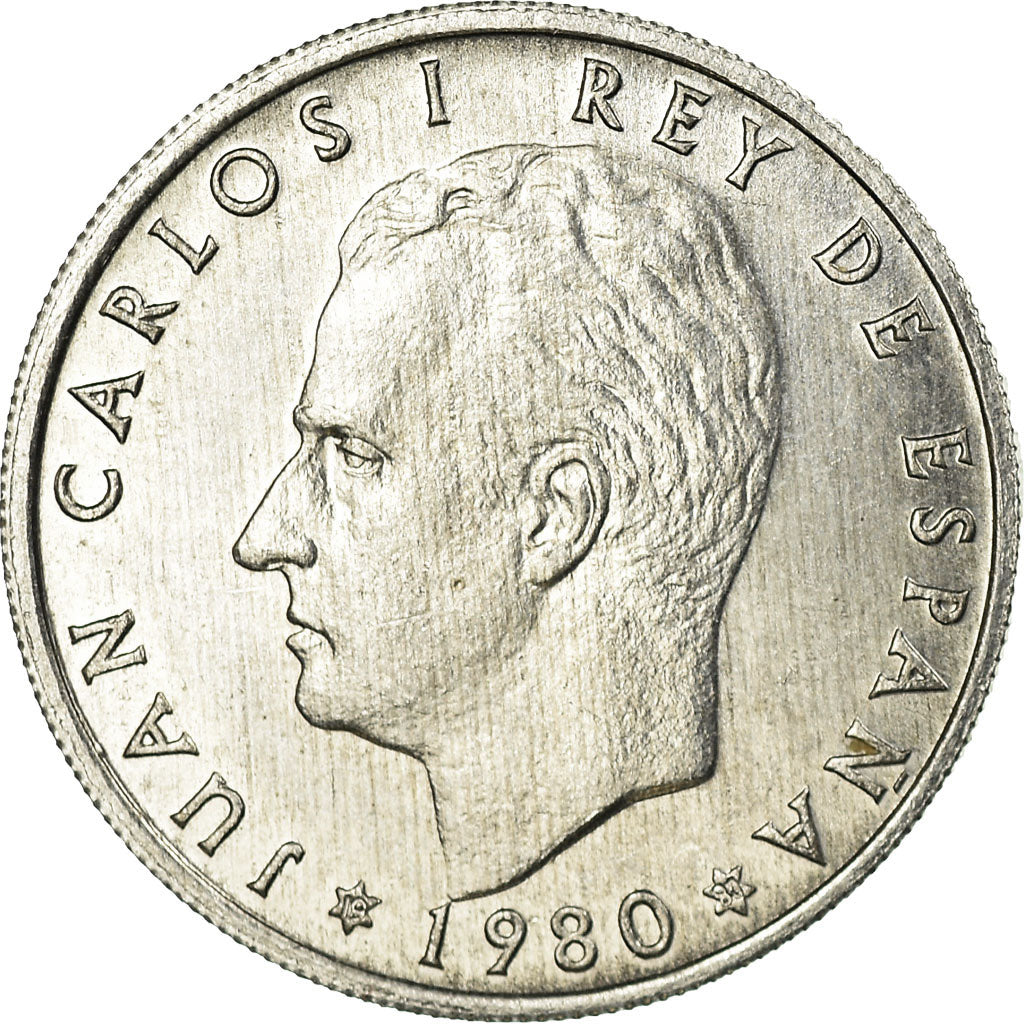 Münze, Spanien, Juan Carlos I, 50 Centimos, 1980, SS, Aluminium, KM:815