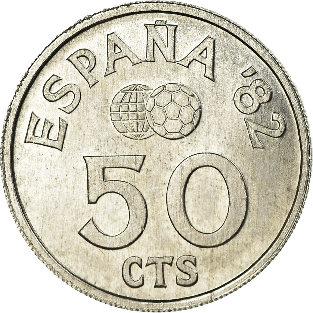 Münze, Spanien, Juan Carlos I, 50 Centimos, 1980, SS, Aluminium, KM:815