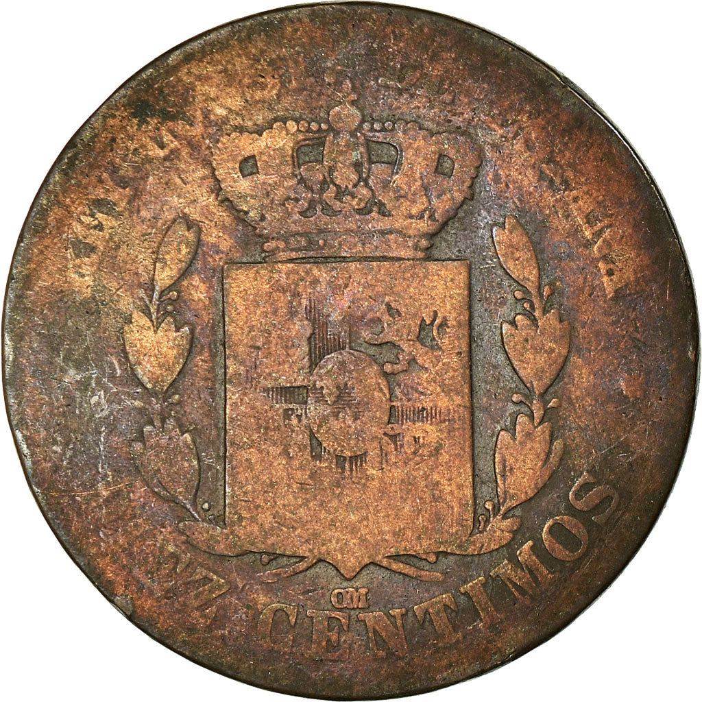 Münze, Spanien, Alfonso XII, 10 Centimos, Madrid, S, Bronze, KM:675