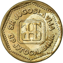 Coin, Yugoslavia, 5 Dinara, 1993, EF(40-45), Copper-Nickel-Zinc, KM:156