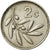 Moneta, Malta, 2 Cents, 1991, British Royal Mint, BB, Rame-nichel, KM:94