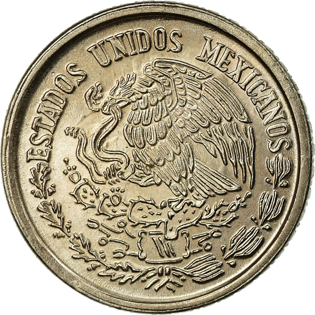 Coin, Mexico, 10 Centavos, 1980, Mexico City, EF(40-45), Copper-nickel, KM:434.1